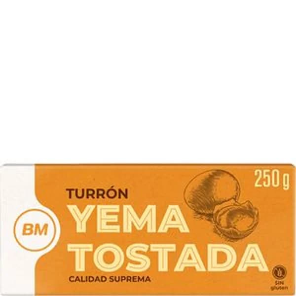 Turrón yema tostada 250 g - 1 ud - Imagen del producto en Findit