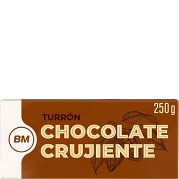 Turrón chocolate crujiente 250g - 1 ud - Imagen del producto en Findit