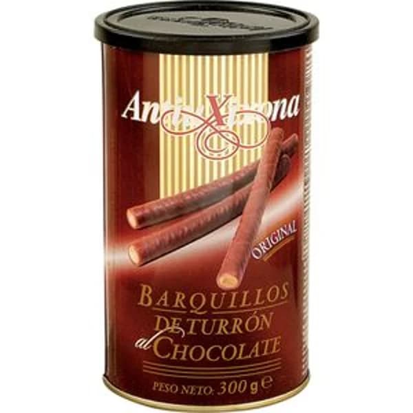 Turrón chocolate barquillos 200 g - 0.2 kg - Imagen del producto en Findit