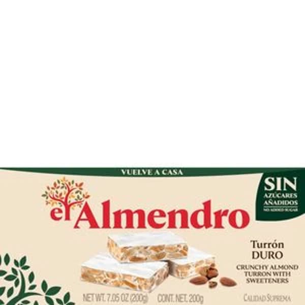 Turrón duro sin azúcar 200 g - 1 ud - Imagen del producto en Findit