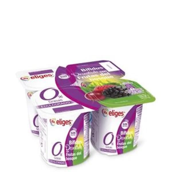 Yogur bifidus destanatado con fr. bosque 4x125 g - 0.5 kg - Imagen del producto en Findit