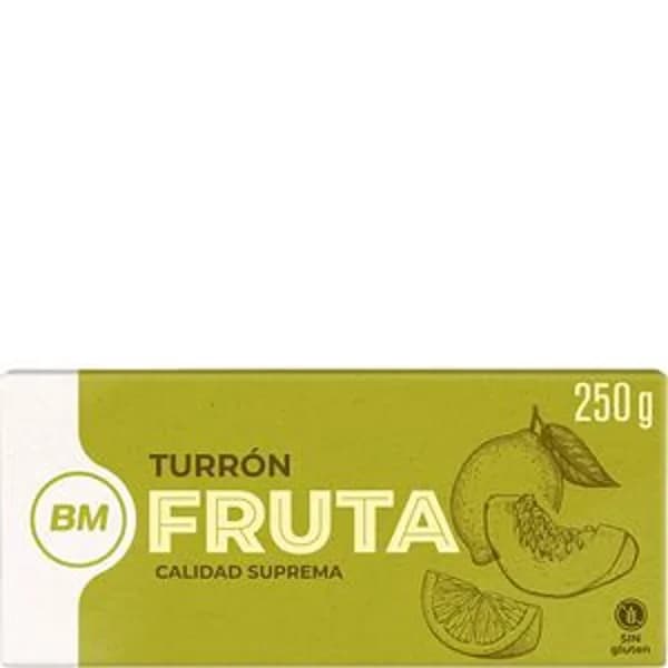 Turrón de fruta 250 g - 1 ud - Imagen del producto en Findit