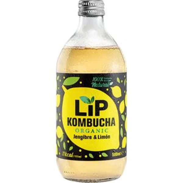 Kombucha jengibre y limón 50 cl - 0.33 l - Imagen del producto en Findit