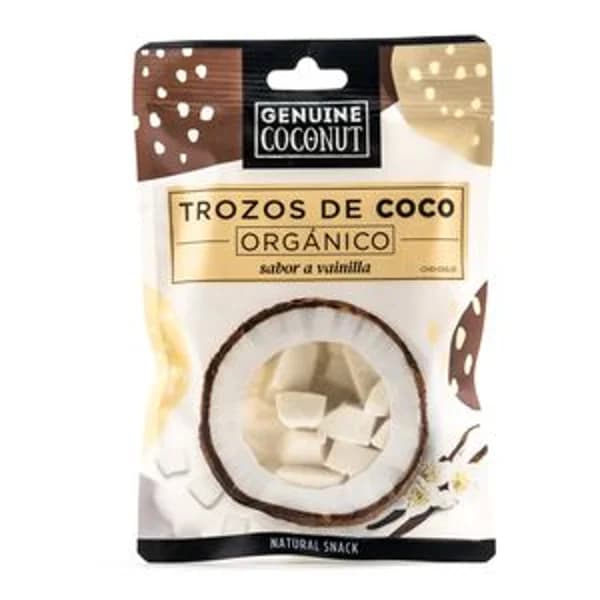 Coco troceado orgánico con vainilla natural 56 g - 0.06 kg - Imagen del producto en Findit