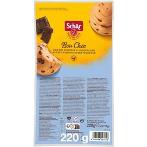 Pan dulce con chocolate sin gluten 220 g - 0.22 kg - Imagen del producto en Findit