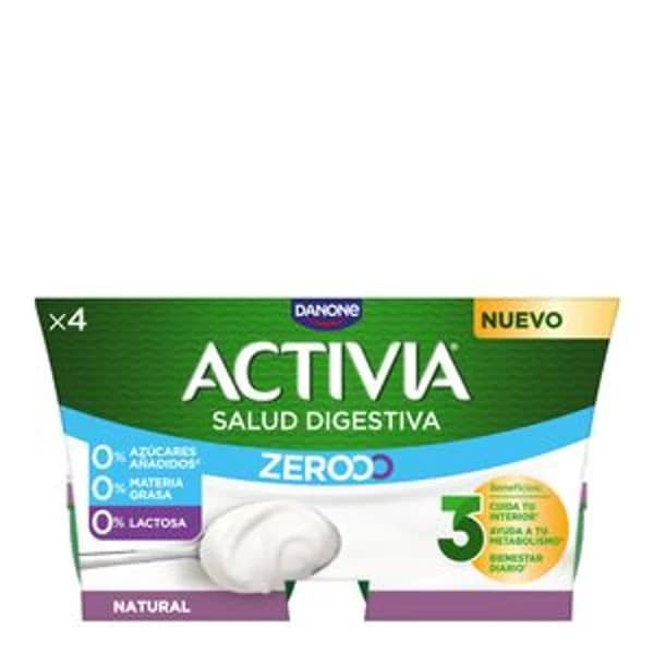 Yogur bífidus triple 0 natural 4x120 g - 0.48 kg - Imagen del producto en Findit