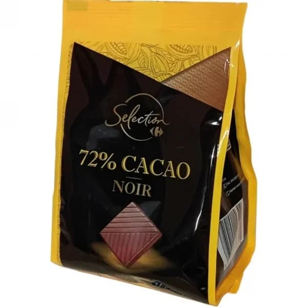 Chocolate negro 72% cacao mini tableta Selection Carrefour  200 g. - 0.2 kg - Imagen del producto en Findit