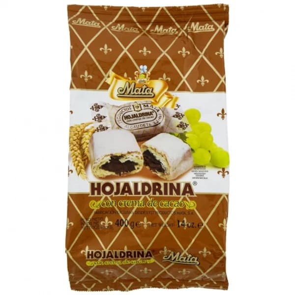Hojaldrinas rellenas de crema de cacao Mata 400 g. - 1 ud - Imagen del producto en Findit