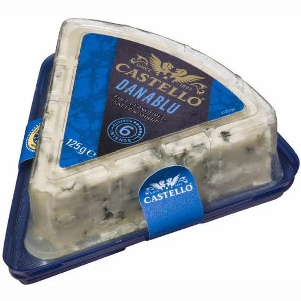 Queso azul Danablu CASTELLO, tarrina 100 g - 1 ud - Imagen del producto en Findit
