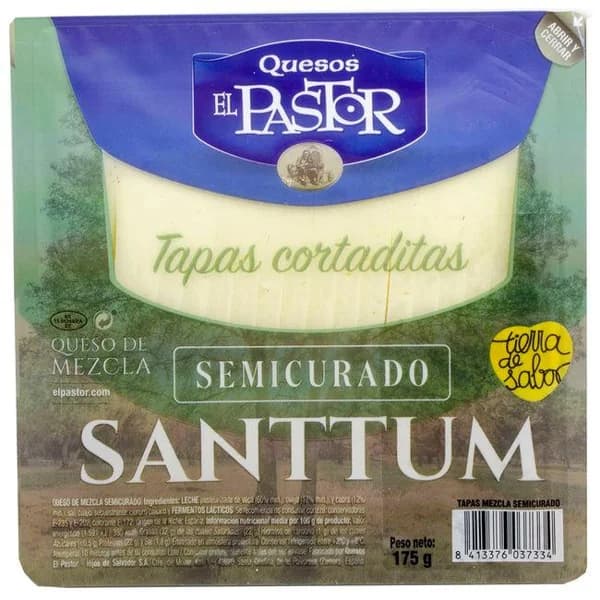 Tapas de queso semicurado EL PASTOR, bandeja 175 g - 1 ud - Imagen del producto en Findit