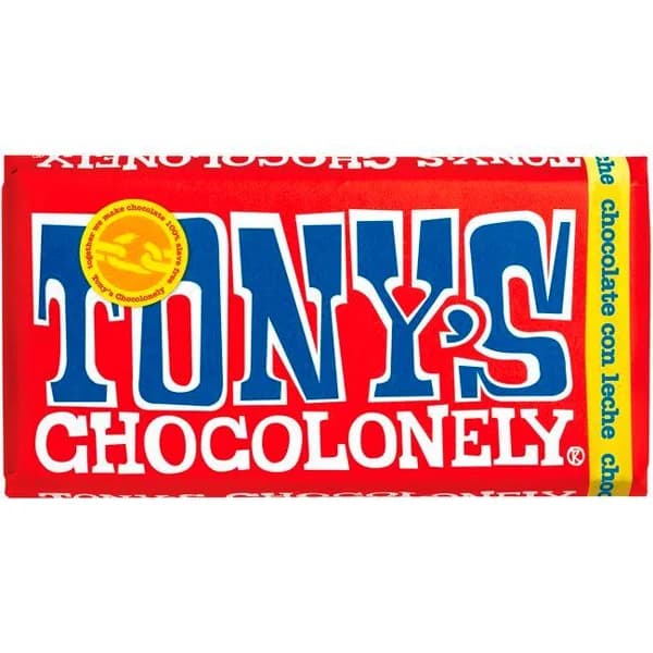 Chocolate con leche TONY'S CHOCOLONELY, tableta 180 g - 1 ud - Imagen del producto en Findit