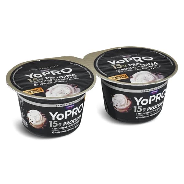 Postre de stracciatella enriquecido con proteínas Yopro pack 2 x 160 gr - 1 ud - Imagen del producto en Findit