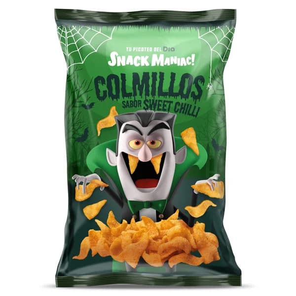 Colmillos sabor sweet chilli Snack Maniac de Dia bolsa 75 g - 1 ud - Imagen del producto en Findit
