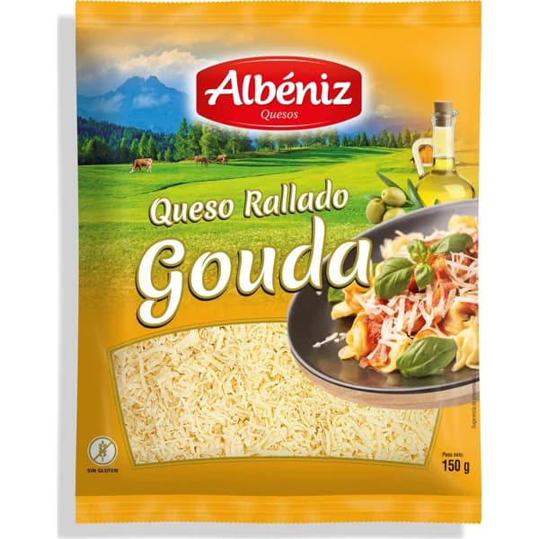 Queso Rallado Gouda - 0.15 kg - Imagen del producto en Findit