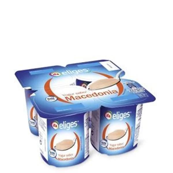 Yogur sabor macedonia 4x125 g - 0.5 kg - Imagen del producto en Findit