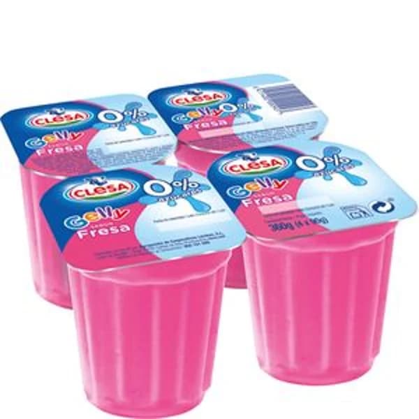Gelatina de fresa ligero 4x100 g - 0.54 kg - Imagen del producto en Findit