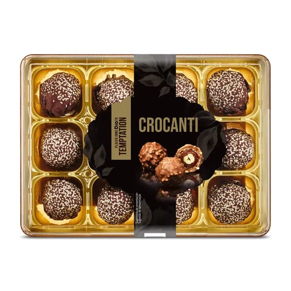 Bombones crocanti de chocolate y avellana Temptation de Dia caja 150 g - 1 ud - Imagen del producto en Findit