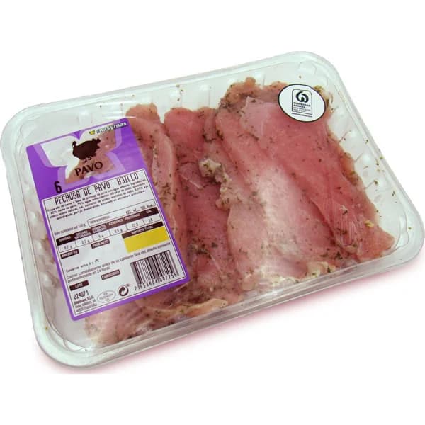 Pechuga de Pavo Al Ajillo - 0.65 kg - Imagen del producto en Findit