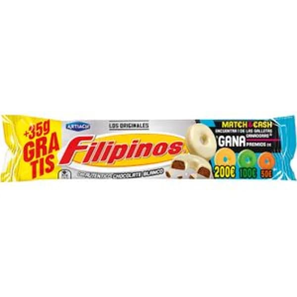 Filipino Chocolate Blanco + 35g Gratis - 0.09 kg - Imagen del producto en Findit