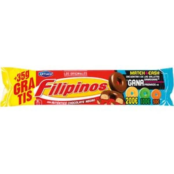 Filipino Chocolate Negro + 35g Gratis - 0.09 kg - Imagen del producto en Findit