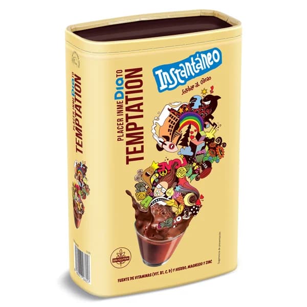 Soluble al cacao instantáneo Temptation de Dia bote 800 g - 0.8 ud - Imagen del producto en Findit