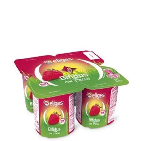 Yofur bífidus con fresas 4x125 g - 0.5 kg - Imagen del producto en Findit