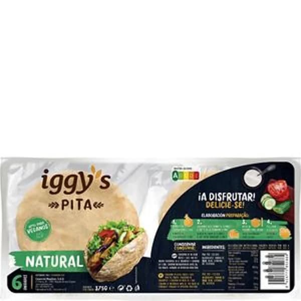 Pan de pita natural, 6 unidades - 0.3 kg - Imagen del producto en Findit
