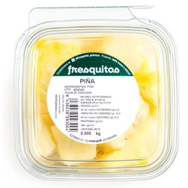 Piña cortada 500 g - 0.5 kg - Imagen del producto en Findit