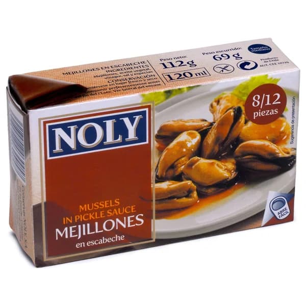 Mejillón de Ría en Escabeche 8-12 111G - 0.1 kg - Imagen del producto en Findit