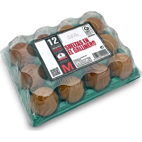 Huevos Suelo Medianos m - 12 ud - Imagen del producto en Findit