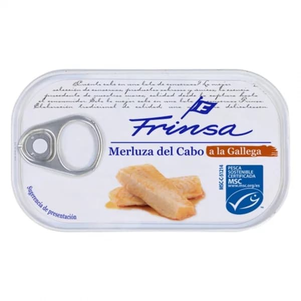 Merluza del Cabo a la gallega Frinsa 78 g. - 0.08 kg - Imagen del producto en Findit