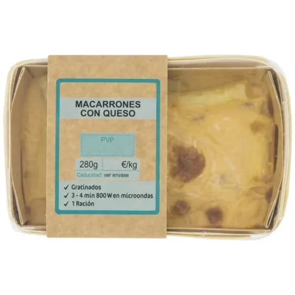 Macarrones con queso gratinado Carrefour el Mercado 280 g - 0 kg - Imagen del producto en Findit