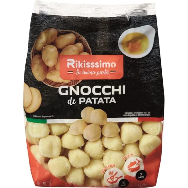 Gnocchi de Patata - 0.5 kg - Imagen del producto en Findit