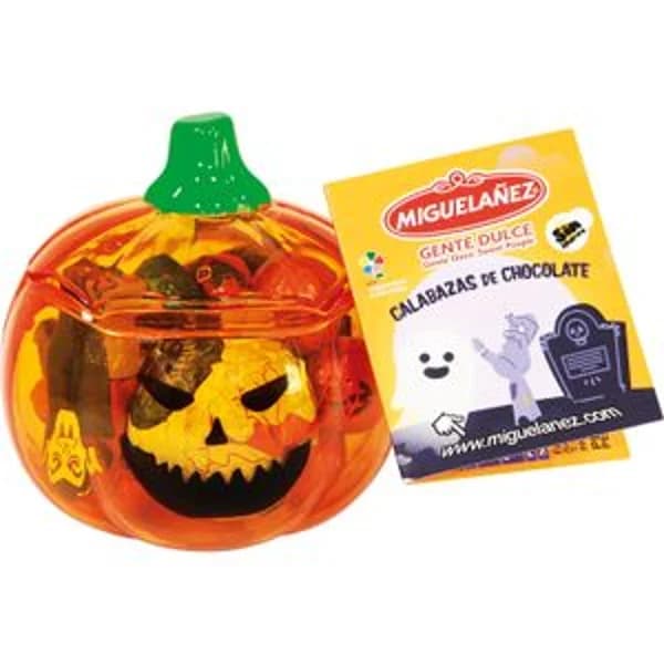 Calabaza con Chocolates Halloween - 1 ud - Imagen del producto en Findit