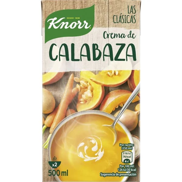 Crema de Calabaza las Clasicas - 0.5 l - Imagen del producto en Findit