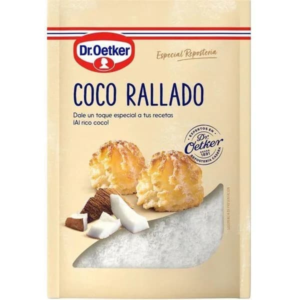 Coco rallado DR. OETKER, bolsa 125 g - 0.13 kg - Imagen del producto en Findit