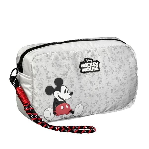 Neceser Mickey Mouse plata mediano con asas - 1 ud - Imagen del producto en Findit