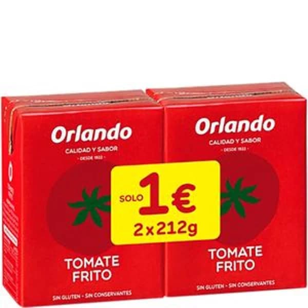 Tomate frito 2x212 g - 0.42 kg - Imagen del producto en Findit