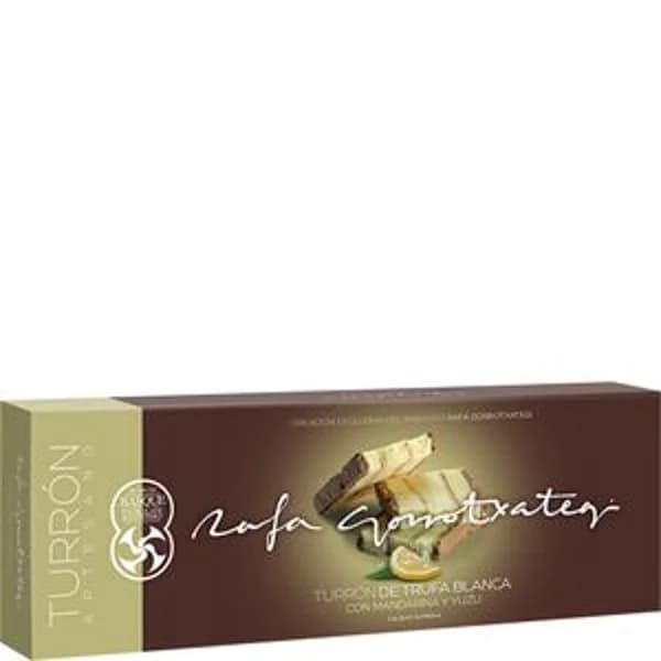 Turrón de trufa blanca con mandarina y yuzu 250 g - 0.25 kg - Imagen del producto en Findit