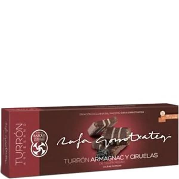 Turron con armagnac y ciruelas 250 g - 0.25 kg - Imagen del producto en Findit