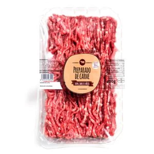 Preparado de carne picada 100% vacuno bandeja 400g - 0.4 kg - Imagen del producto en Findit