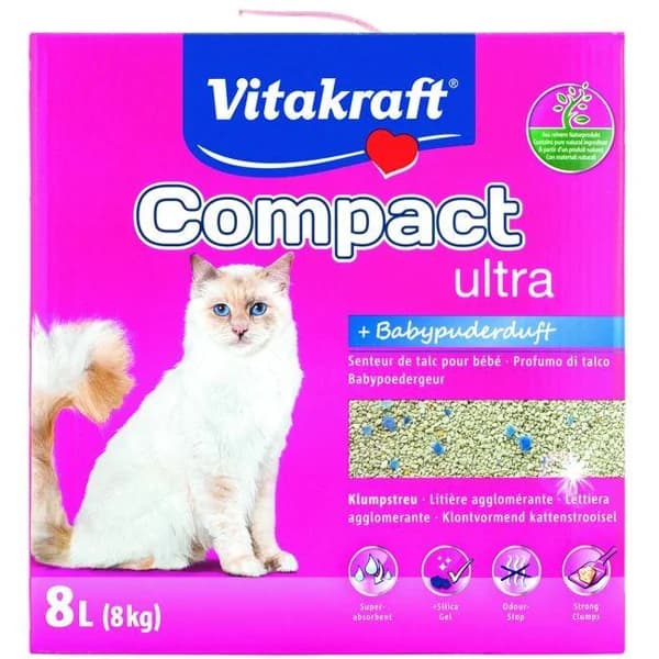 Arena aglomerante con silice gato VITAKRAFT, caja 8 kg - 1 ud - Imagen del producto en Findit