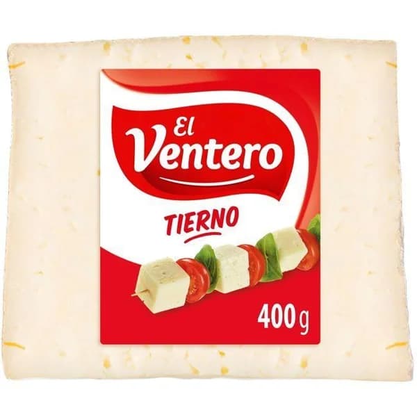 Queso tierno EL VENTERO, cuña 400 g - 1 ud - Imagen del producto en Findit
