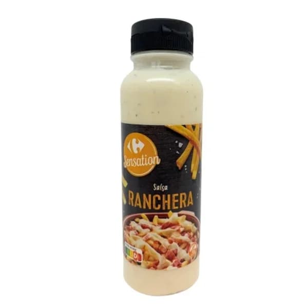 Salsa ranchera Sensation Carreofur sin gluten bote 300 g. - 0.3 kg - Imagen del producto en Findit