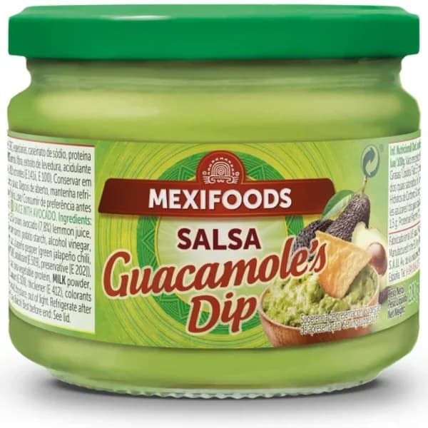 Salsa guacamole Dip Mexifoods 280 g. - 1 ud - Imagen del producto en Findit