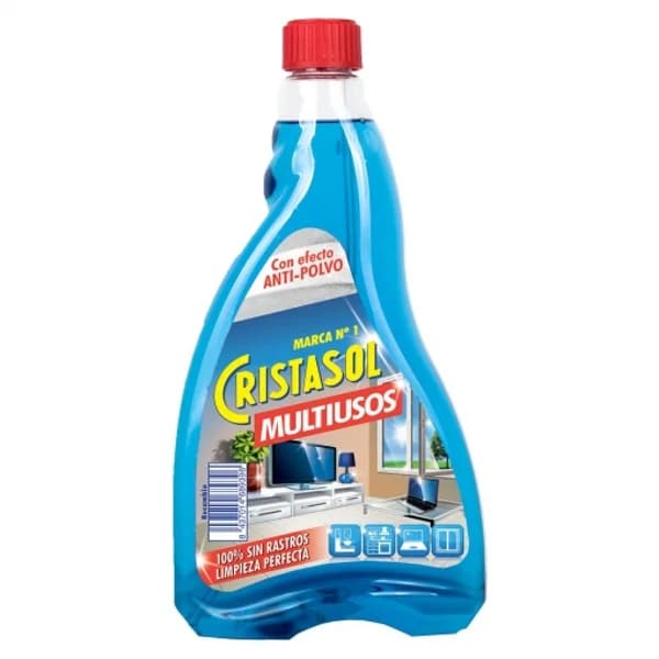 Limpiador multiusos con efecto anti-polvo recambio Cristasol 750 ml. - 0.75 l - Imagen del producto en Findit