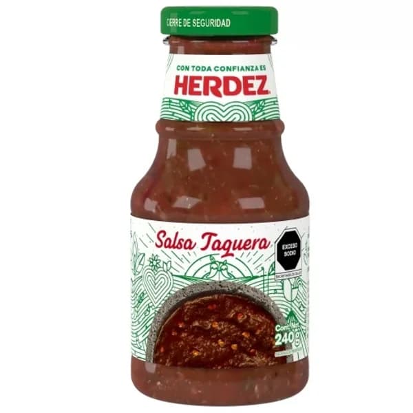Salsa taquera Herdez botella 240 g. - 0.24 kg - Imagen del producto en Findit