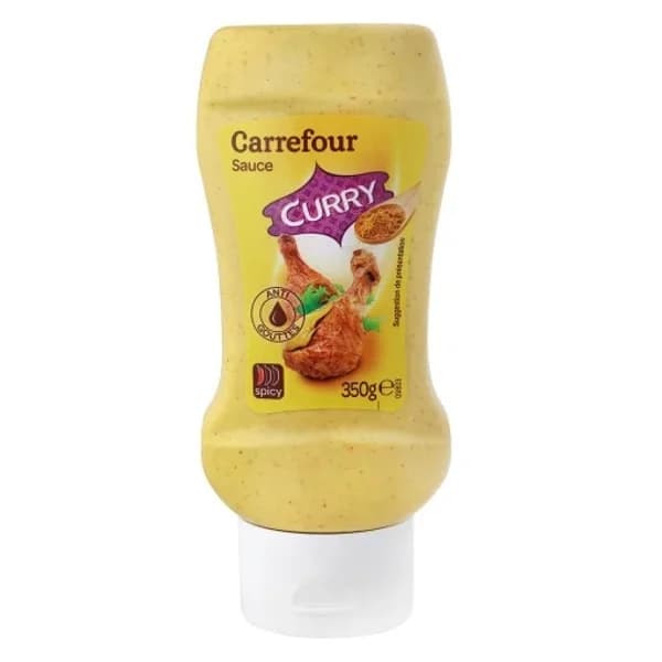 Salsa curry Carrefour envase 350 g. - 0.35 kg - Imagen del producto en Findit