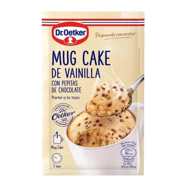 Preparado para pastel de vainilla con pepitas de chocolate Dr. Oetker 65 g. - 0.06 kg - Imagen del producto en Findit