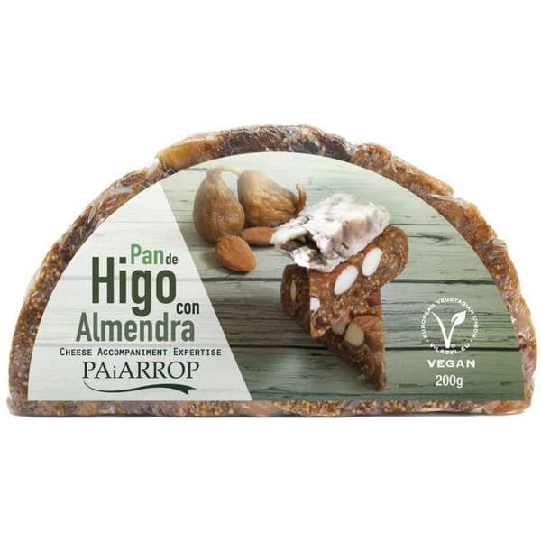 Pan de higo con almendra PAIARROP, bandeja 200 g - 1 ud - Imagen del producto en Findit